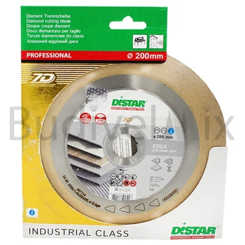 Диск алмазний відрізний DiStar 1A1R Edge 200x1,4x25x25,4 мм суцільний