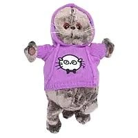 Игрушка мягкая Кот Басик в свитере 30см В фиолетовом