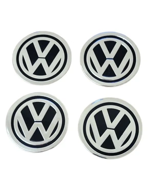 Наклейки на колпаки Volkswagen 90 мм 4шт