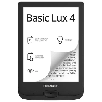 Электронная книга PocketBook 618 Basic Lux 4 Ink Black - Б/У