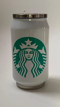 Термочашка Starbucks 300 мл з нержавіючої сталі, герметична кришка, вакуумна ізоляція, трубочка тип 3