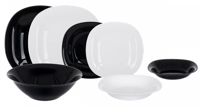 Столовый сервиз Luminarc Carine White&Black V8305 19пр
