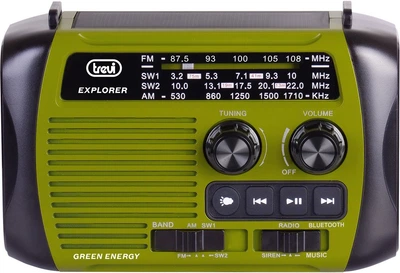 Магнітола Trevi RA 7F 30 Чорно-зелена (TREVI-0RA7F3003)