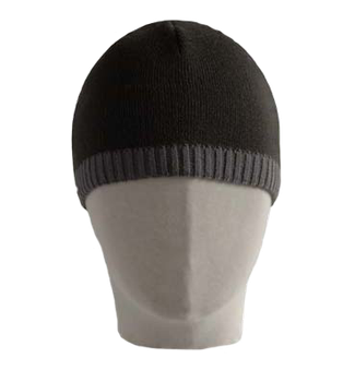 Шапка мужская вязаная STRIPE One Size (56-60) Тёмно-Серый / Серый