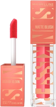 Рідкі матові рум'яна для обличчя Maybelline New York Sunkisser Matte Blush 30 Pink Mirage 4.7 мл (3600531694180)