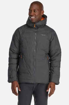 Мембранная мужская теплая куртка Rab Valiance Jacket L Темно-сірий