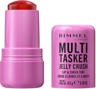 Tint do ust i policzków Rimmel Multi Tasker Jelly Crush 100 Pink Dash 8.5 g (3616307176309)