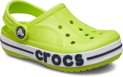 Кроксы детские Crocs Bayaband Clog Kids' Lime Punch/Navy 26