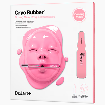 Dr. Jart Зміцнююча маска для обличчя, двоетапний набір, Cryo Rubber Firming Face Mask, Step1,2, 4g & 40g