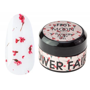 Гель с сухоцветами Moon Full Flower Fairy Gel №FF01 5 мл