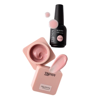 Гель-суфле для моделирования Trendy Nails Souffle gel Caramel HEMA/TPO free 30 ml