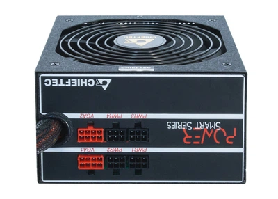 Блок живлення 750 Вт Chieftec, 24+8+4 pin, живлення відеокарти - 4x(6+2pin) 120 мм, ATX Б/В