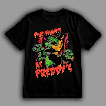Футболка ФНАФ (FNaF) ретро Фредді PG09276 goodreclama L Чорний