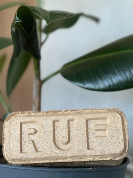 Паливний брикет RUF (РУФ) 10 кг у термоплівці для котла, каміна,пресовані дрова, деревне ЕКО паливо
