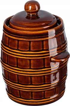 Beczka kamionkowa Kadax Helios z pokrywką z kolnierzem 16 l (5903699476871)