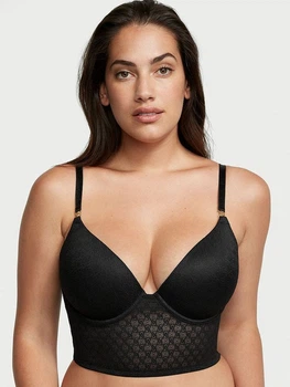 Бюстьє корсет пуш-ап Icon Very Sexy Victoria's Secret Чорний 32C