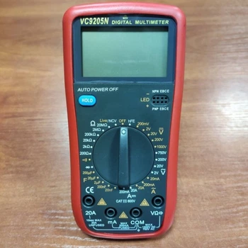 Цифровий Професійний мультиметр VC9205N вольтметр тестер (17313)