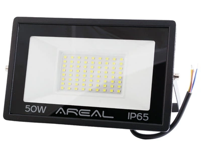 Прожектор світлодіодний AREAL 50W PR-50 6200K, 220V, IP65 білий