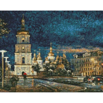 Алмазная мозаика по номерам Идейка Софийская площадь ©Сергей Брандт, 40x50 см (AMO7349)