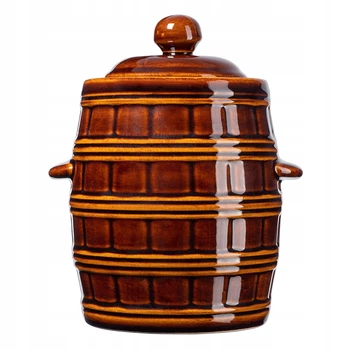 Beczka kamionkowa Kadax Helios z pokrywką z kolnierzem 25 l (5903699476895)