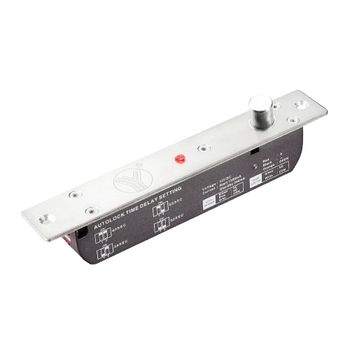 Замок ригельный Yli Electronic YB-700B(LED) врезной для системы контроля доступа удержания до 2000 кг Серый