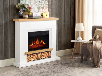Електрокамін ArtiFlame Linz AF23S білий з LED підсвічуванням
