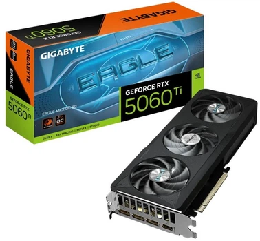 Видеокарта Gigabyte GeForce RTX 5060 Ti EAGLE MAX OC 8G (GV-N506TEAGLEMAX OC-8GD)