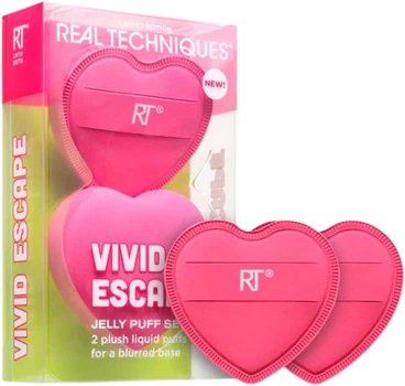 Zestaw gąbek do makijażu Real Techniques Vivid Escape Jelly Puff 2 szt (79625443394)
