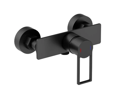 Змішувач для душ.кабіни, латунь,чорний матовий AIM,DG06540 black matte