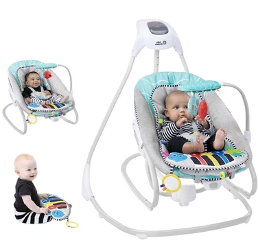 Крісло-гойдалка 4 в 1 Baby Einstein Kick to It (17405) (074451174054)