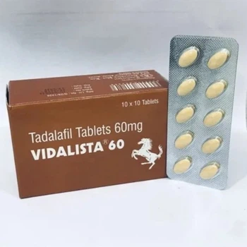 Пігулки для підвищення потенції та посилення ерекції Vidalista 60 мг (Сіаліс) (ціна за 10шт)