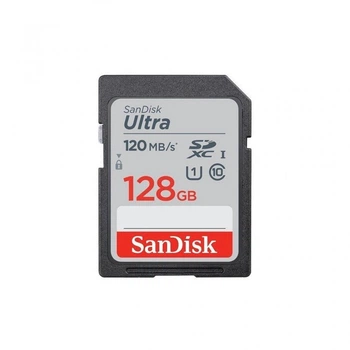 Карта пам'яті SanDisk 128GB SD class 10 UHS-I Extreme Ultra (SDSDUNB-128G-GN6IN) (17092)