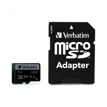 Карта памяти Verbatim 32GB microSDXC class 10 UHS-III PRO (47041) (17160)