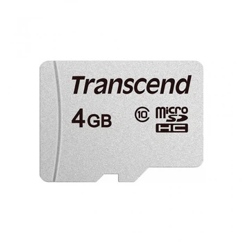 Карта памяти Transcend 4GB microSD class 10 (TS4GUSD300S) (17171)