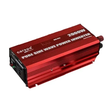 Автомобільний перетворювач напруги Carspa 2000W інвертор 12V 220V