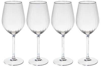 Kieliszki do wina Excellent Houseware 139519 szklane 4 x 490 ml (8721037280082)