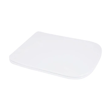 Сидіння для унітаза підлогового (Aries) 445×360×30 мм, White, з мікроліфтом? Slim Duroplast, Quick Release QT03228302W3 Qtap