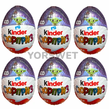 Набір шоколадних яєць Kinder Surprise Star Wars Зоряні Війни 120 г (6*20 г) (0327)