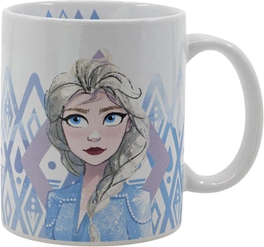 Чашка детская 325 мл 11,3x9,5x8 см с тематикой Холодное сердце Stor Frozen с рисунком, керамическая