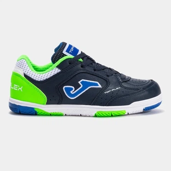 Футзалки дитячі Joma TOP FLEX TPJW2533IN 36, темно-синій/салатовий