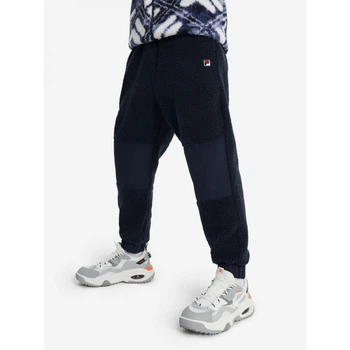 Штани флісові чоловічі FILA Heritage 129304*AW25 темно-синій, 44/46
