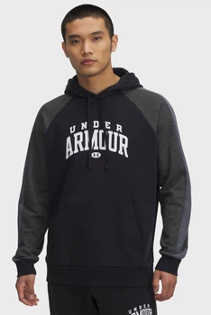 Чоловіче худі Under Armour Rival Flc CB Hood 6003958-001 l, чорний