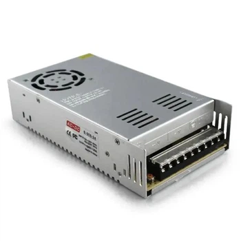 Блок питания адаптер 100-220 В, 50/60 Гц 24V 20A S-500-24 Metall, со встроенным кулером, металлический