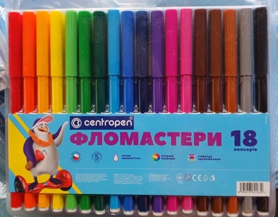 Набор фломастеров Centropen 18 цветов 7790-18