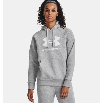 Худі жіноче Under Armour Women's UA Rival Fleece Big Logo Hoodie 1379501-012 l, сірий