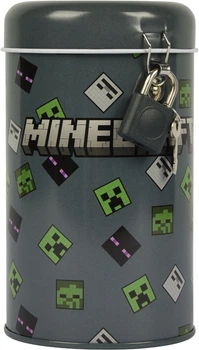 Скарбничка кругла Yes Minecraft металева 13х7.6 см (708576)
