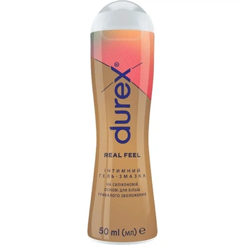 Лубрикант Durex Play Real Feel анальный силиконовый 50 мл.