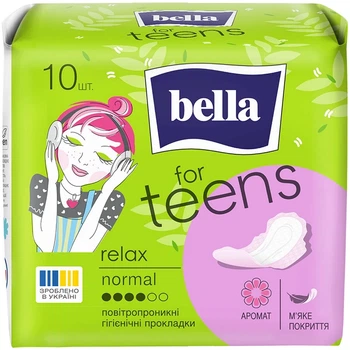 Гигиенические прокладки Bella for Teens: Ultra Relax 10 шт