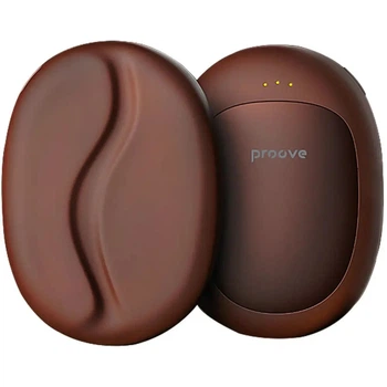Грілка для рук акумуляторна Proove HeatBean (2500mAh 40/45/53 °C). Brown