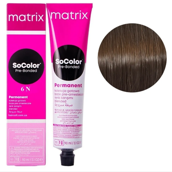 Крем-фарба Matrix SoColor Pre-Bonded Cream Permanent №6N Темний блондин 90 мл